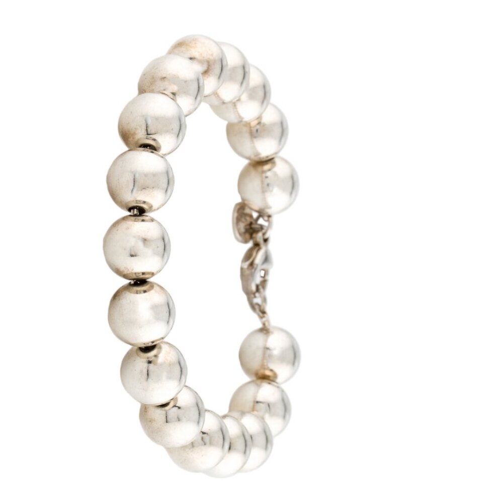 TIFFANY & CO. STERLING SILVER 925 BALL BRACELET - Picture 2 of 7